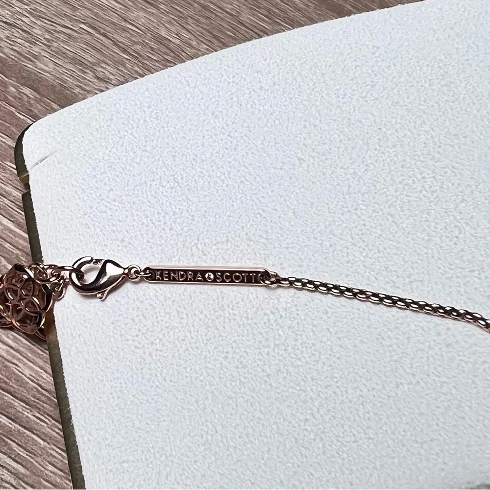 Karen Scott Gold Necklace with Iridescent Gem